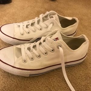 Like NewWhite Converse Size W 8.5 or M 6.5